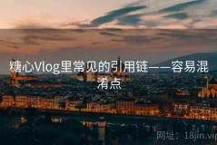 糖心Vlog里常见的引用链——容易混淆点