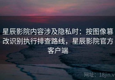 星辰影院内容涉及隐私时：按图像篡改识别执行排查路线，星辰影院官方客户端