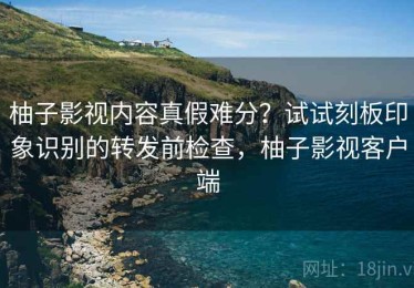 柚子影视内容真假难分？试试刻板印象识别的转发前检查，柚子影视客户端