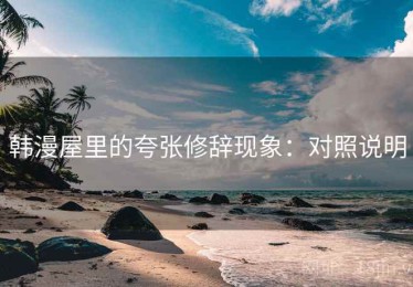 韩漫屋里的夸张修辞现象：对照说明