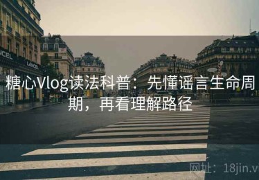 糖心Vlog读法科普：先懂谣言生命周期，再看理解路径