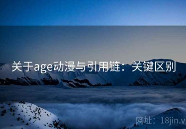 关于age动漫与引用链：关键区别