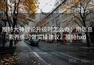 推特大神讨论升级时怎么办：用信息素养练习做实操建议，推特hxd