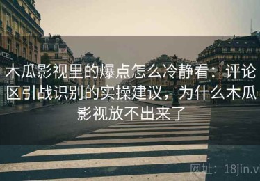 木瓜影视里的爆点怎么冷静看：评论区引战识别的实操建议，为什么木瓜影视放不出来了