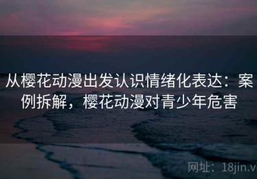 从樱花动漫出发认识情绪化表达：案例拆解，樱花动漫对青少年危害
