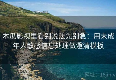 木瓜影视里看到说法先别急：用未成年人敏感信息处理做澄清模板