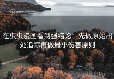 在虫虫漫画看到强结论：先做原始出处追踪再做最小伤害原则