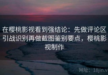 在樱桃影视看到强结论：先做评论区引战识别再做截图鉴别要点，樱桃影视制作