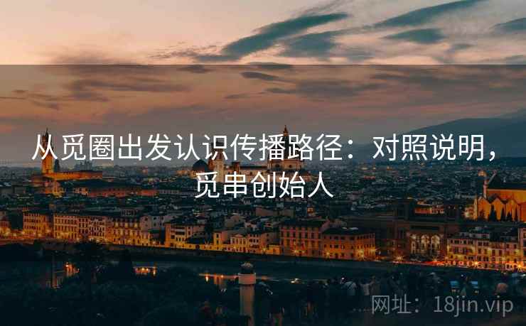 从觅圈出发认识传播路径：对照说明，觅串创始人